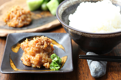 地鶏肉みそ